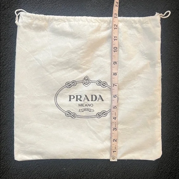 Prada Cream Drawstring Bag - Picture 3 of 5